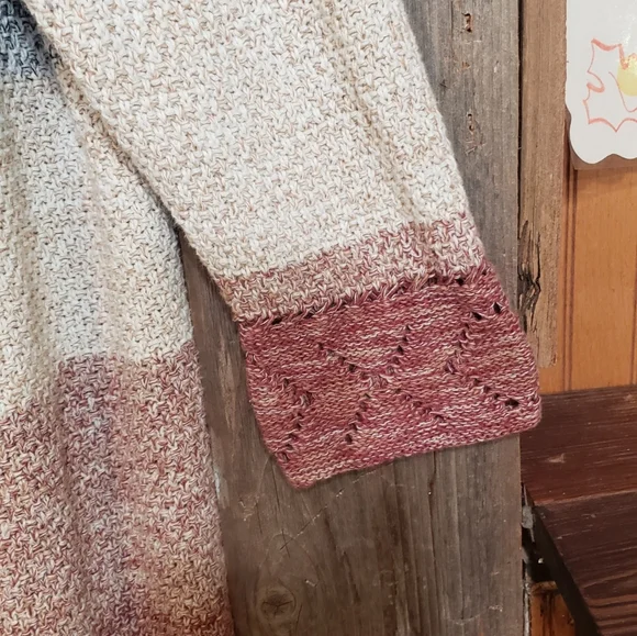 Natural Reflections,knitted Sweater Cardigan,cotton, openfront,long Sleeve,XXL, - Picture 5 of 5